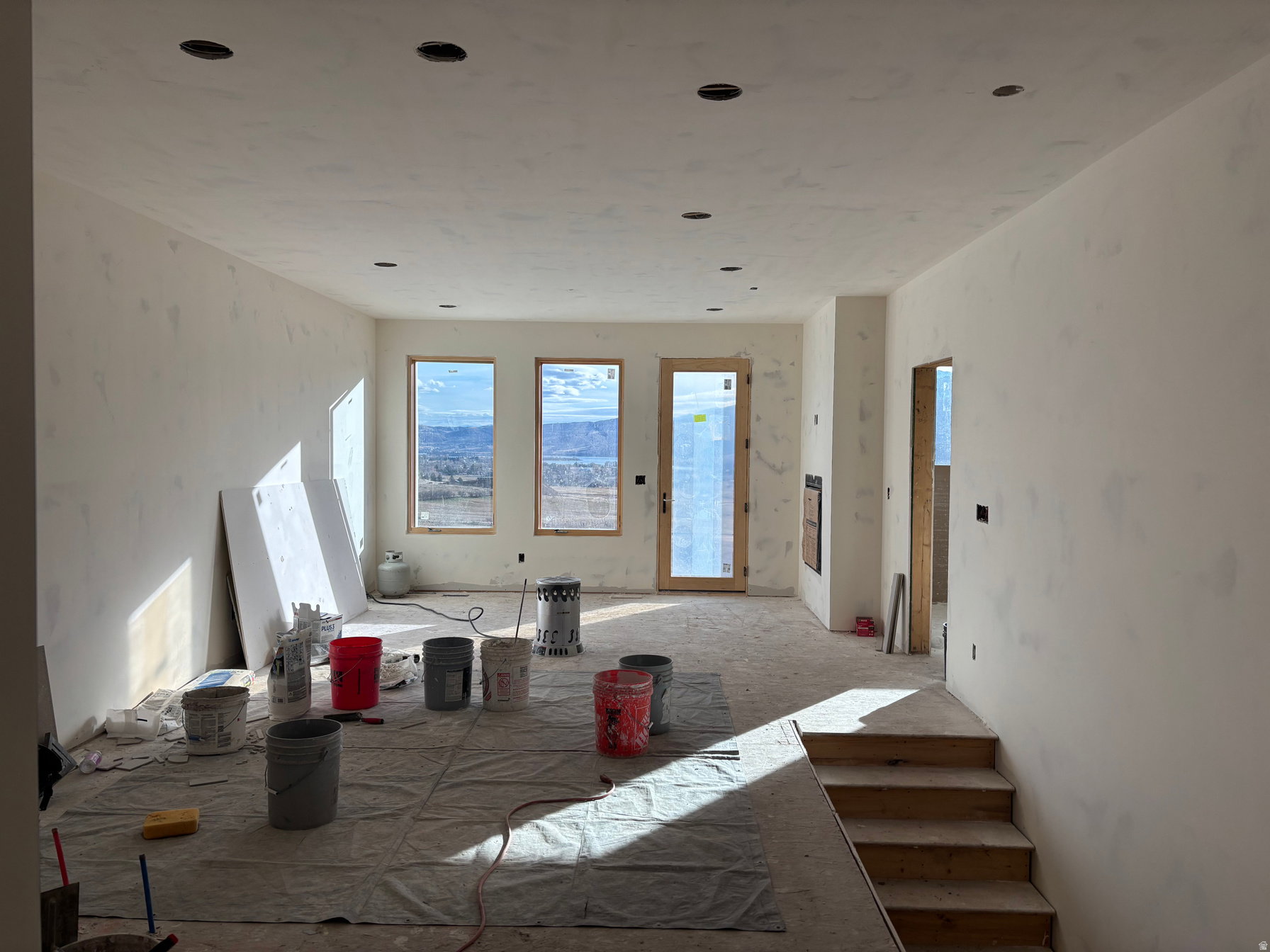 View of living area