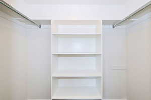 Master walk-in closet