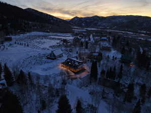 View of mountain backdrop