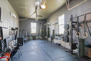 View of workout area