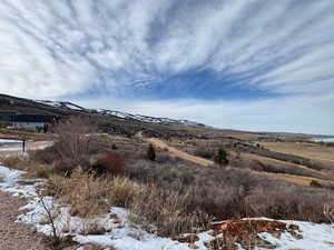 View of mountain backdrop