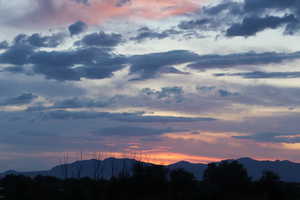 View of mountain background