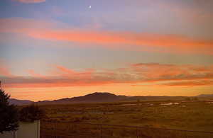 View of mountain background