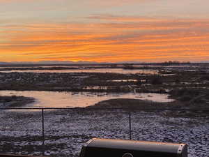 Water view with mountains