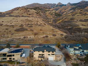 Aerial view of mountains
