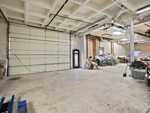 Unfinished Garage Space