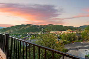 View of mountain backdrop