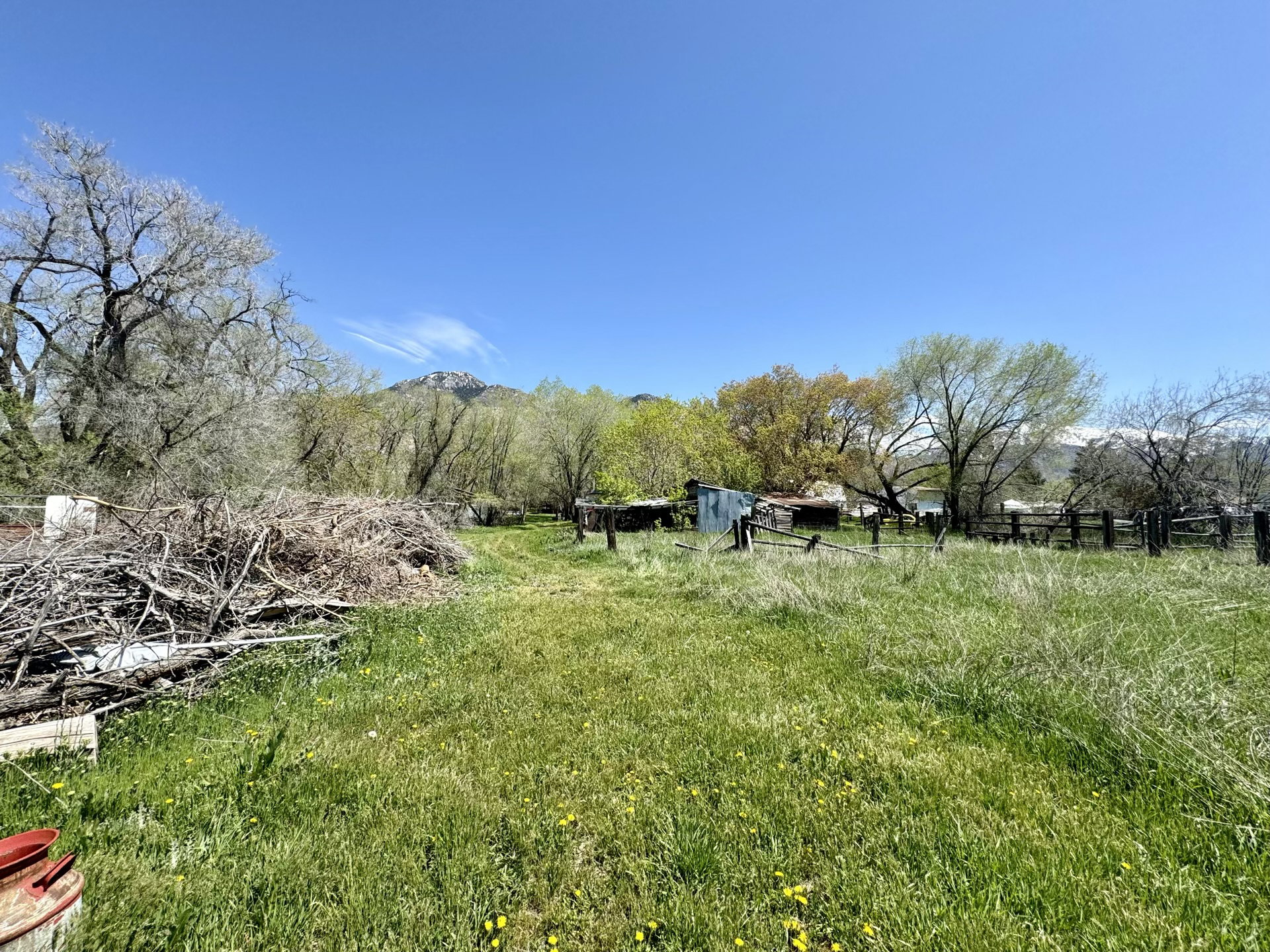 View of yard featuring a rural view