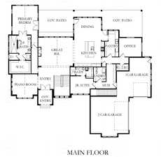 Main Level Floor Plan