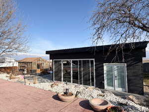 Detached studio guest house 896 sq ft.  currently rented $1800/month  can help off set the mortgage.