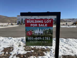 Exterior view of a mountainous background