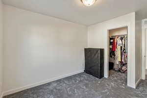 2nd bedroom on top floor with walk in closet