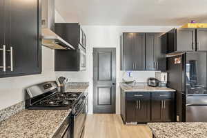 Kitchen has large walk in pantry