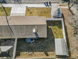 Aerial view of property and surrounding area