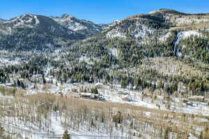 View of mountain background