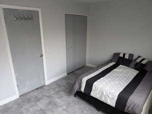 Bedroom featuring baseboards