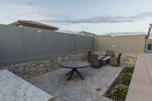 View of patio