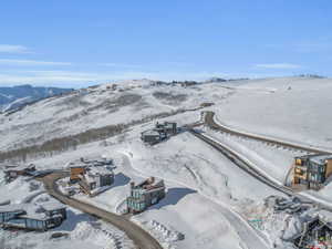 Drone / aerial view of mountains