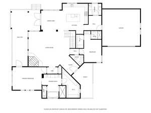 Main Level View of room layout