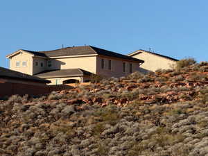 Soomed in View of Home From Below