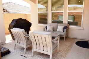 Patio Seating and Grilling
