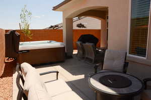 Alternate view of Backyard and Veranda