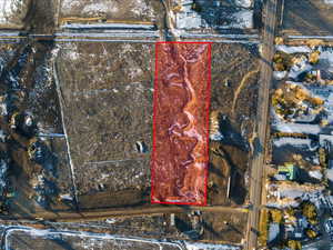 Map / location with property parcel outlined