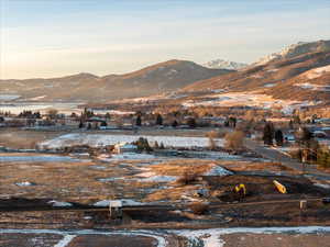 View of mountain background