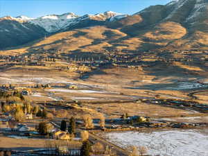 View of mountain background