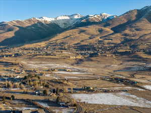 View of mountain backdrop