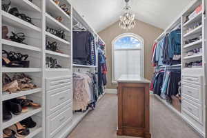 Primary Closet with Secondary Laundry