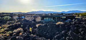 View of mountain background