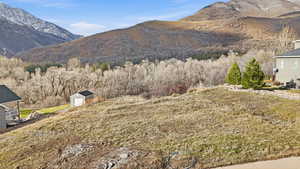 View of mountain background