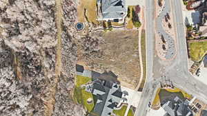 Aerial view of property and surrounding area