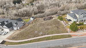 View from above of property