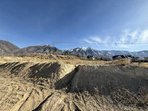 View of mountain background