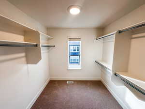 Primary walk-in closet