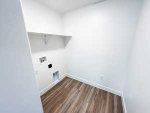 upstairs laundry room conveniently located on the same floor as the bedrooms