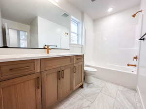 secondary full size bathroom