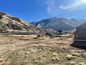 View of mountain background