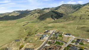 Aerial view of mountains