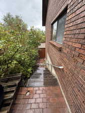 Side Entrance to Basement