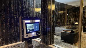 Video and app access at secured entrance