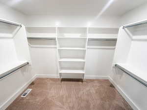 Spacious Primary Closet