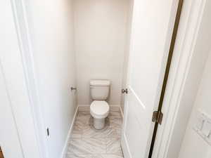 separate toilet closet