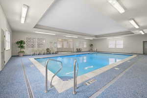 View of indoor community pool