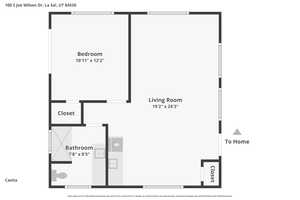 View of floor plan / room layout