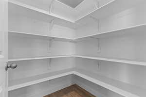 View of storage area