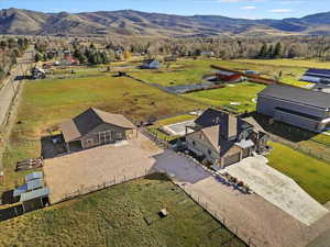 View of rural area featuring a mountainous background