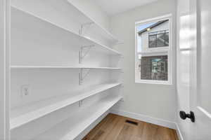 View of storage area